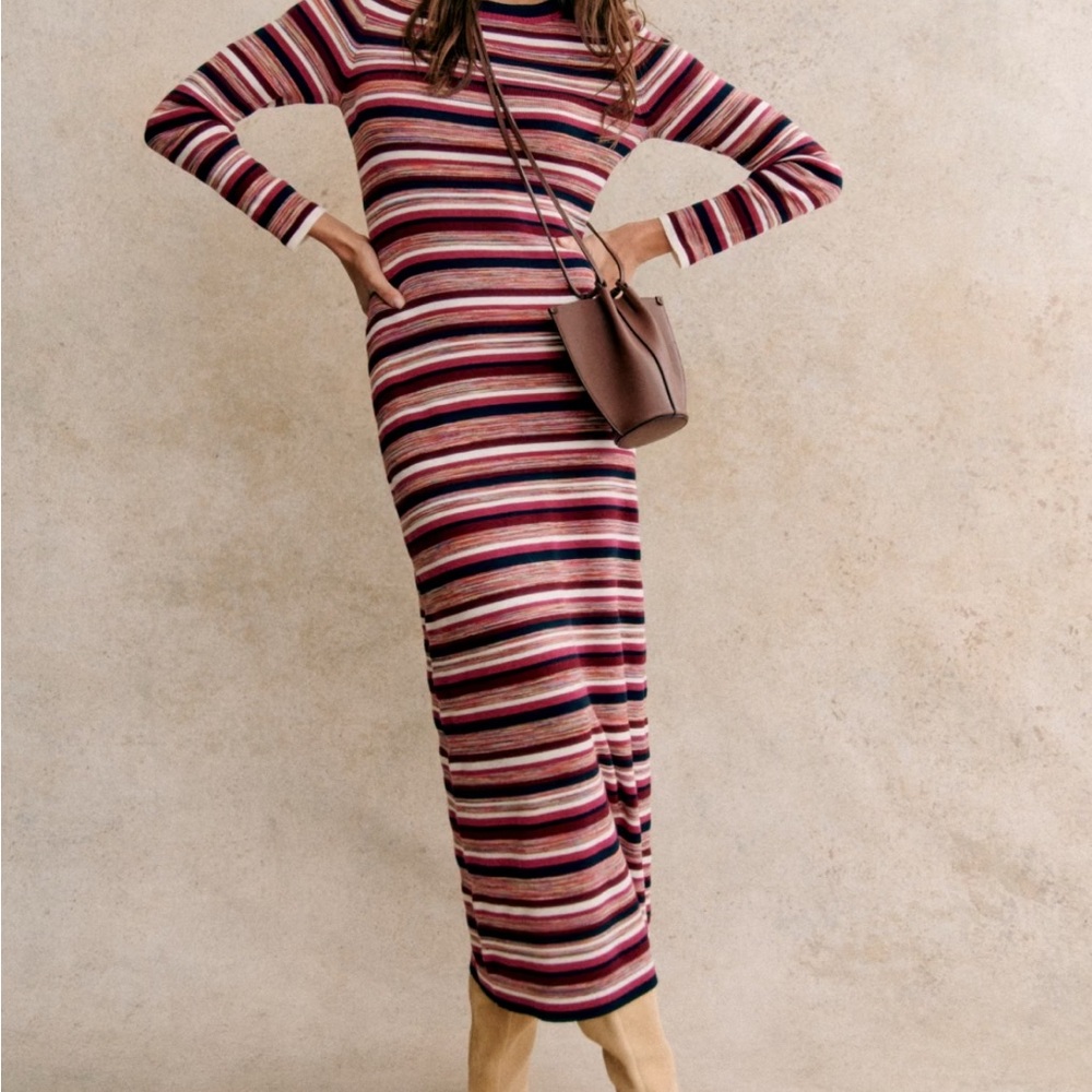 Sezane Melyna Dress Multicoloured, Size M